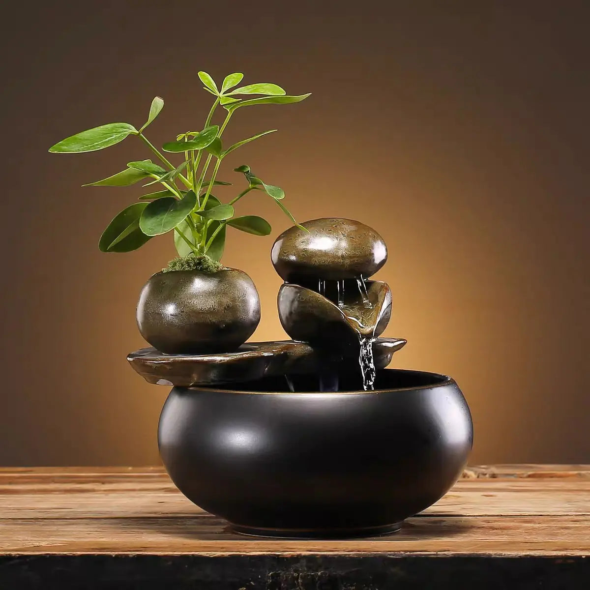 Ceramic Zen Desk Fountain for Calm Focus